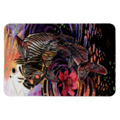 Magnet Flexible Cartes de mémoire Vibes d'automne Koi Skeleton Réf (Horizontal)