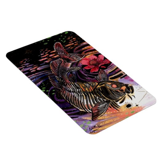 Magnet Flexible Cartes de mémoire Vibes d'automne Koi Skeleton Réf (Côté Droit)