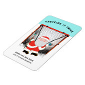 Magnet Flexible Cartes de Noël lacrosse aimantées (Côté Gauche)