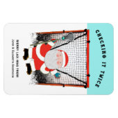 Magnet Flexible Cartes de Noël lacrosse aimantées (Horizontal)