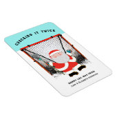 Magnet Flexible Cartes de Noël lacrosse aimantées (Côté Droit)
