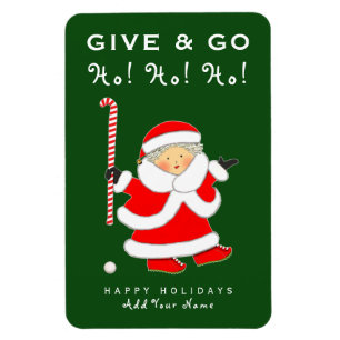 Magnet Flexible Cartes de Noël pour les vacances de hockey sur gaz