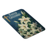 Magnet Flexible Cartes de Pâques religieuses vintage, fleurs de ly (Côté Droit)