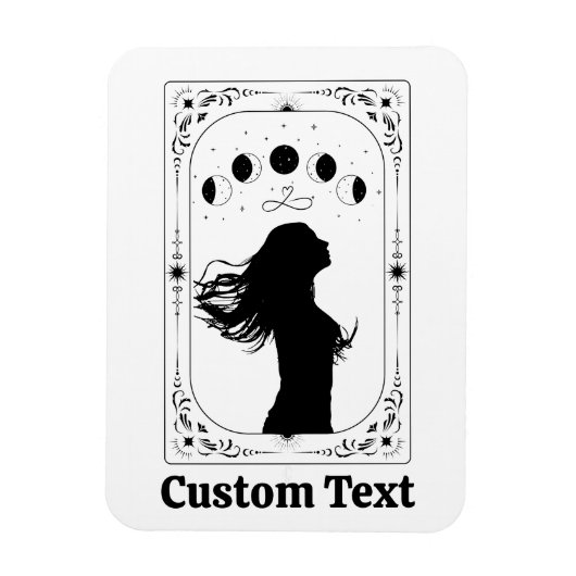 Magnet Flexible Cartes de tarot personnalisées Ajouter un nom pour (Vertical)