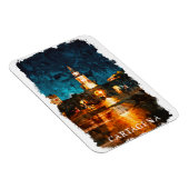 Magnet Flexible Carthagène par nuit Colombie City View (Côté Droit)