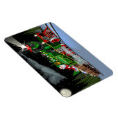 Magnet Flexible Cartographie train Noël Carte postale (Côté Droit)