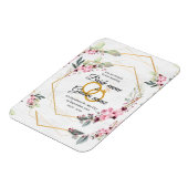 Magnet Flexible carton d'invitation de mariage (Côté Gauche)