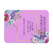 MAGNET FLEXIBLE CARTON D'INVITATION POUR LANCEMENT DE MARIÉE (Horizontal)
