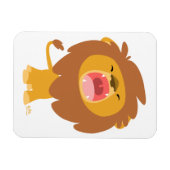 Magnet Flexible Carton Lion très puissant mignon souple magnétique (Horizontal)