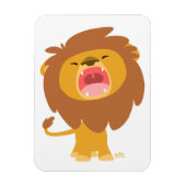 Magnet Flexible Carton Lion très puissant mignon souple magnétique (Vertical)