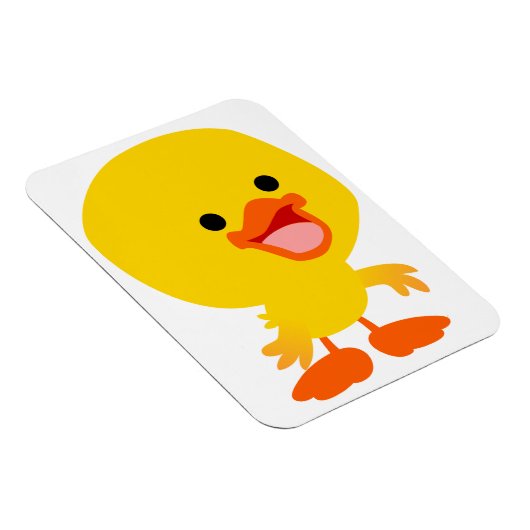 Magnet Flexible Carton souriant mignon Duckling Aimant flexible (Côté Droit)