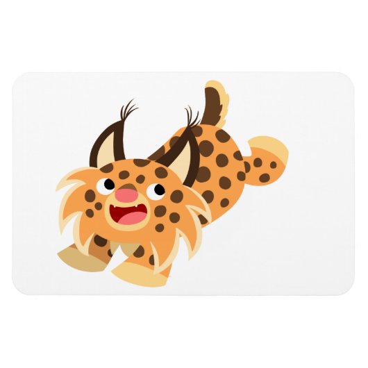 Magnet Flexible Cartoon doux Bobcat Flexible (Horizontal)