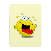 Magnet Flexible Cartoon Happy Lemon (Vertical)