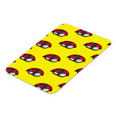 Magnet Flexible Cartoon Kawaii Sushi, Riz de Poisson et Aimant d'A (Côté Gauche)