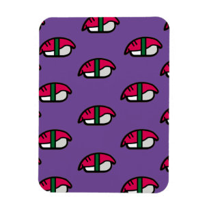 Magnet Flexible Cartoon Kawaii Sushi, Riz de Poisson et Aimant d'A