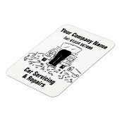 Magnet Flexible Cartoon Mécanique d'entretien et de réparation des (Côté Gauche)