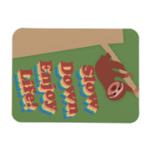 Magnet Flexible Cartoon Retro Sloth (Horizontal)
