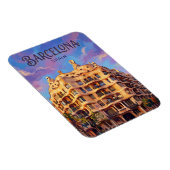 Magnet Flexible Casa Milà (La Pedrera) Espagne (Côté Droit)