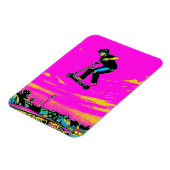 Magnet Flexible Cascade à haute volée - Cavalier de scooter (Côté Gauche)