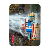 Magnet Flexible Cascade & bateau, Chili (Vertical)
