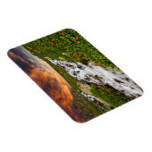 Magnet Flexible Cascade dans les montagnes avec fleurs (Côté Droit)