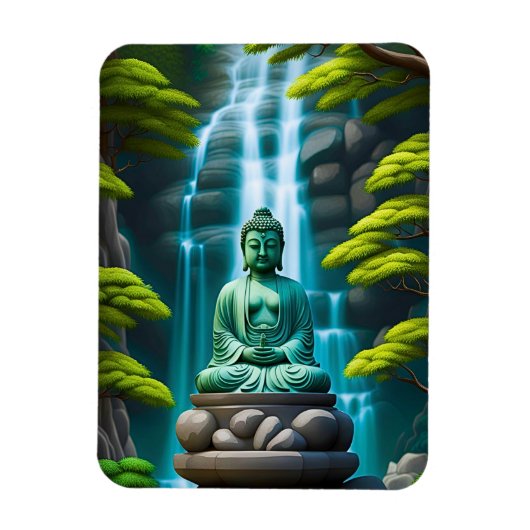 Magnet Flexible Cascade de Bouddha (Vertical)