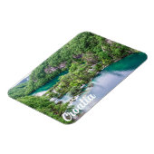 Magnet Flexible Cascade de cascade dans le parc des lacs Plitvice, (Côté Gauche)