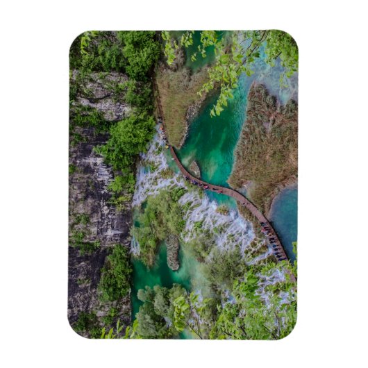 Magnet Flexible Cascade de cascade du parc des lacs Plitvice (Vertical)
