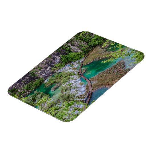 Magnet Flexible Cascade de cascade du parc des lacs Plitvice (Côté Gauche)