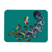 Magnet Flexible Cascade de Coeurs Ethérées (Horizontal)