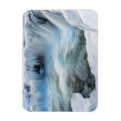 Magnet Flexible Cascade de Godafoss, hiver, Islande 2 (Vertical)