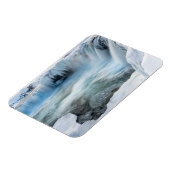 Magnet Flexible Cascade de Godafoss, hiver, Islande 2 (Côté Gauche)