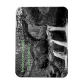 Magnet Flexible Cascade de Schiessentumpel Luxembourg Monochrome (Vertical)