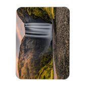 Magnet Flexible Cascade de Skogafoss au lever du soleil du matin (Vertical)