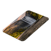 Magnet Flexible Cascade de Skogafoss au lever du soleil du matin (Côté Gauche)