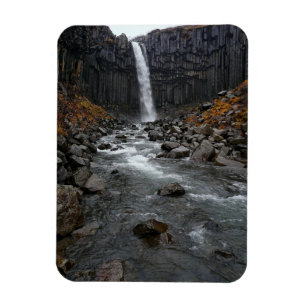 Magnet Flexible Cascade de Svartifoss en Islande aimant vertical