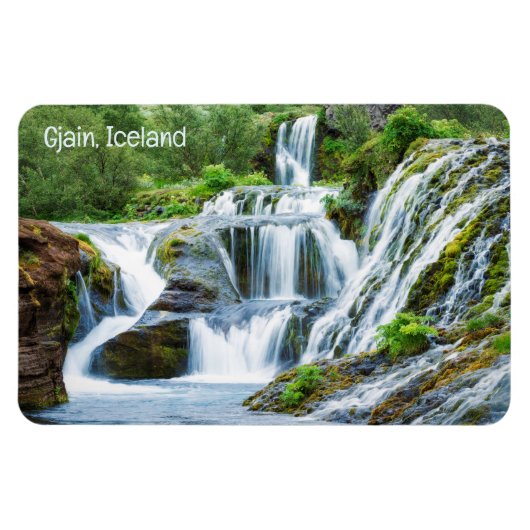 Magnet Flexible Cascades de Gjain, Islande (Horizontal)