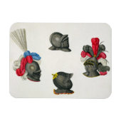 Magnet Flexible Casques, plaque de 'A History of the Development (Horizontal)