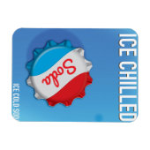 Magnet Flexible Casquette de soude froide glacée commerciale (Horizontal)