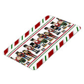 Magnet Flexible Casse-noisette Noël Rouge Vert Festive Grille Pill (Côté Gauche)