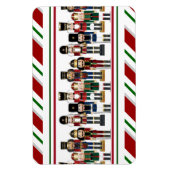 Magnet Flexible Casse-noisette Noël Rouge Vert Festive Grille Pill (Vertical)