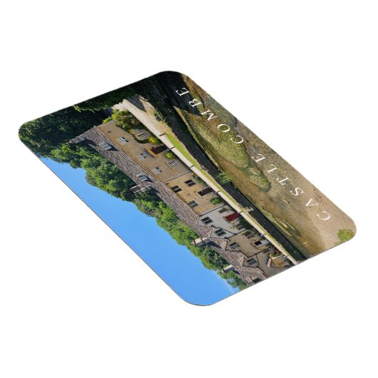 Magnet Flexible Castle Combe maisons vue réfrigérateur aimant (Côté Droit)