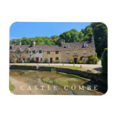 Magnet Flexible Castle Combe maisons vue réfrigérateur aimant (Horizontal)