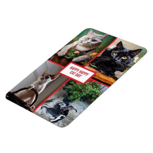 Magnet Flexible cat day  (Côté Gauche)
