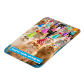 Magnet Flexible Cat Party (Côté Gauche)