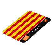 Magnet Flexible Catalogne Drapeau & Catalan - La Senyera mode (Côté Gauche)