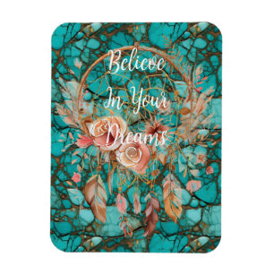 Magnet Flexible Catcher de rêve Turquoise