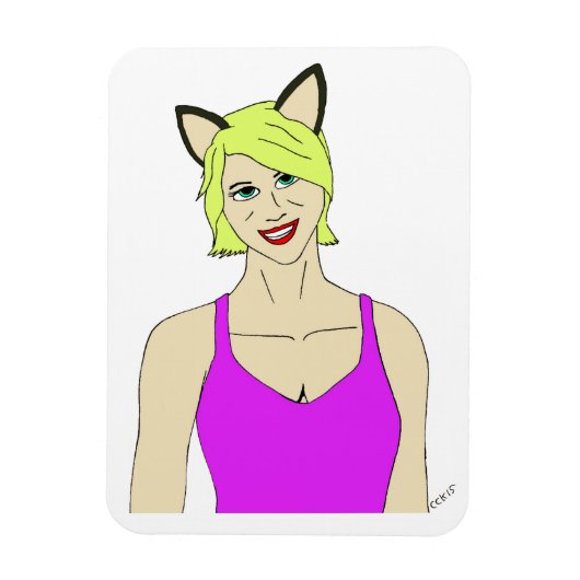 Magnet Flexible catgirl (Vertical)