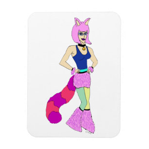 Magnet Flexible catgirl