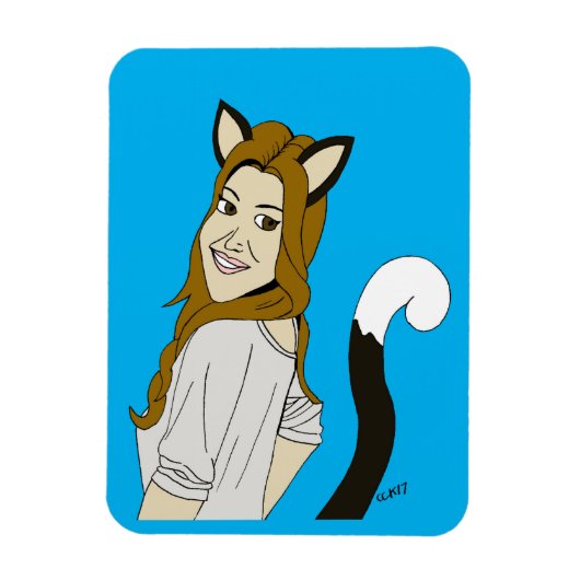 Magnet Flexible catgirl (Vertical)